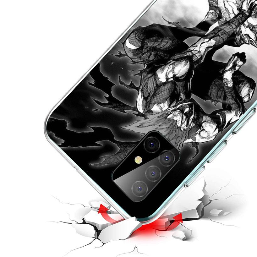 Чехол для телефона аниме One-Punch Man для Samsung Galaxy A52 A32 A22 A12 A51 A31 A50S A30S A20S A10S Note 20 Ultra 10 Plus S10 A72 A71