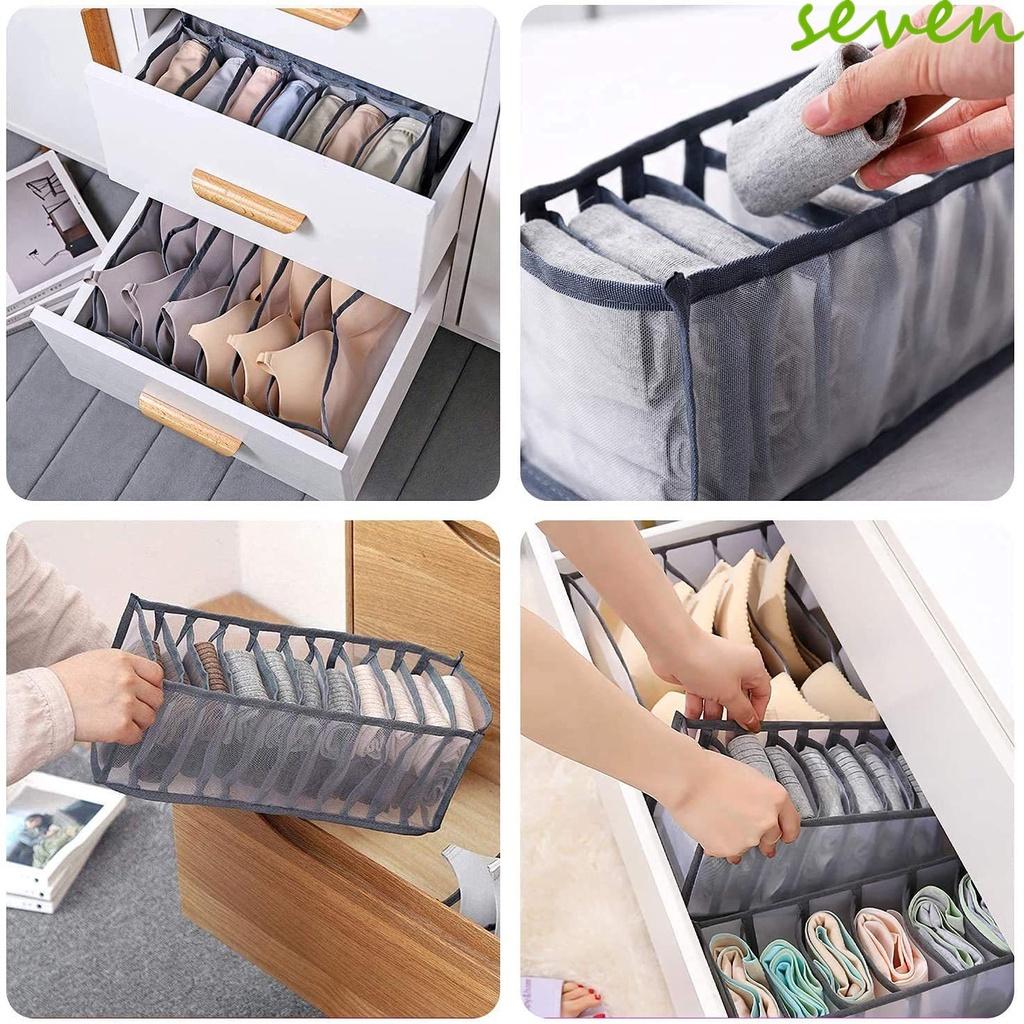 Складной ящик для хранения нижнего белья с разделительной перегородкой