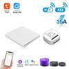 Tuya WiFi Smart Switch 16A 433MHz Автономный Беспроводной Настенный Выключатель Без Батареи Не Нужны Голосовое Управление Приложением Для Alexa Google Home