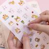 6Pcs Decals Adorable Self-adhesive Eco-friendly Kids Cartoon Stickers for Boys