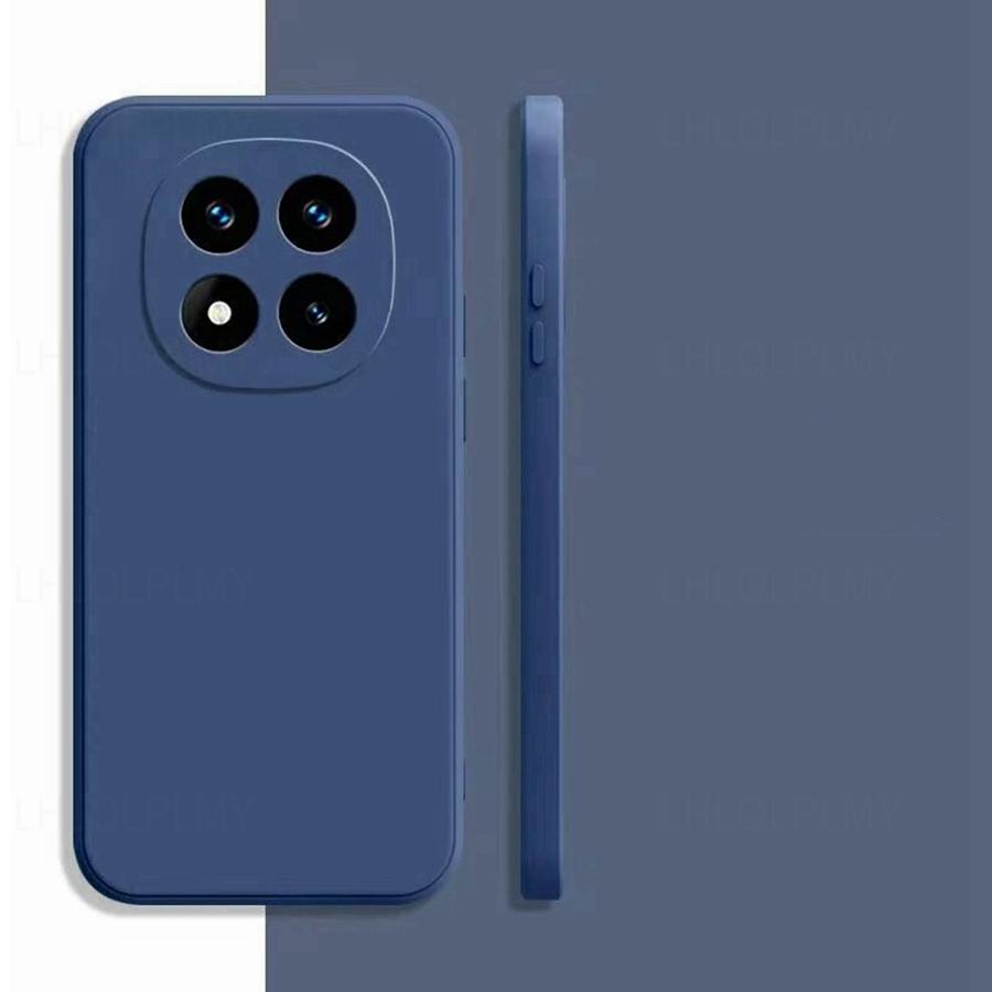 Квадратный чехол из жидкого силикона для Xiaomi Redmi Note 15 Pro Plus Poco M8 5G X8 Max F8 17 Ultra, однотонный, с полной защитой