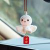 Cute Plush Car Mirror Hanging Ornaments Safe Driving Amulets Vehicle Interior Accessories Car Interior Decorations for Girls