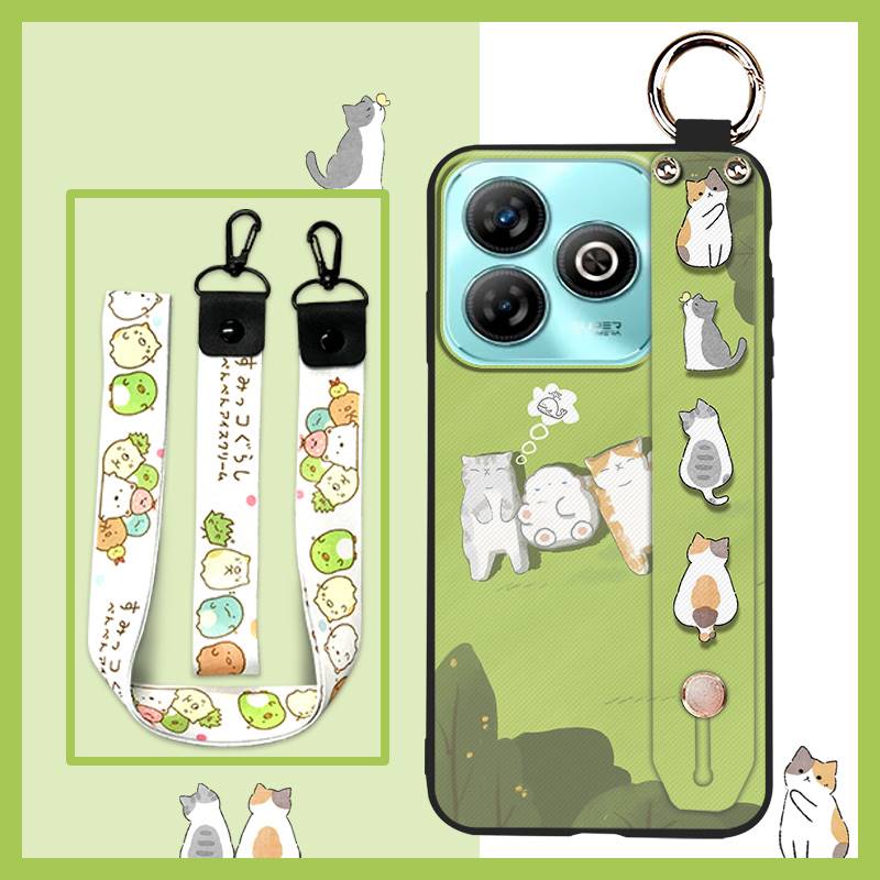 Защитный чехол-накладка для телефона ZTE Blade A75 4G/Z2359, противоударный силиконовый мягкий чехол, мультяшный модный дизайн, милый