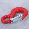 5000kg Load Capacity Alloy Steel Crane Hook Red Safety Latch Hook  Ship Construction