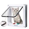 ABS Material With Security Lock 4 Ways In and Out Flap Door Pet Supplies Cat Door Dog Gates