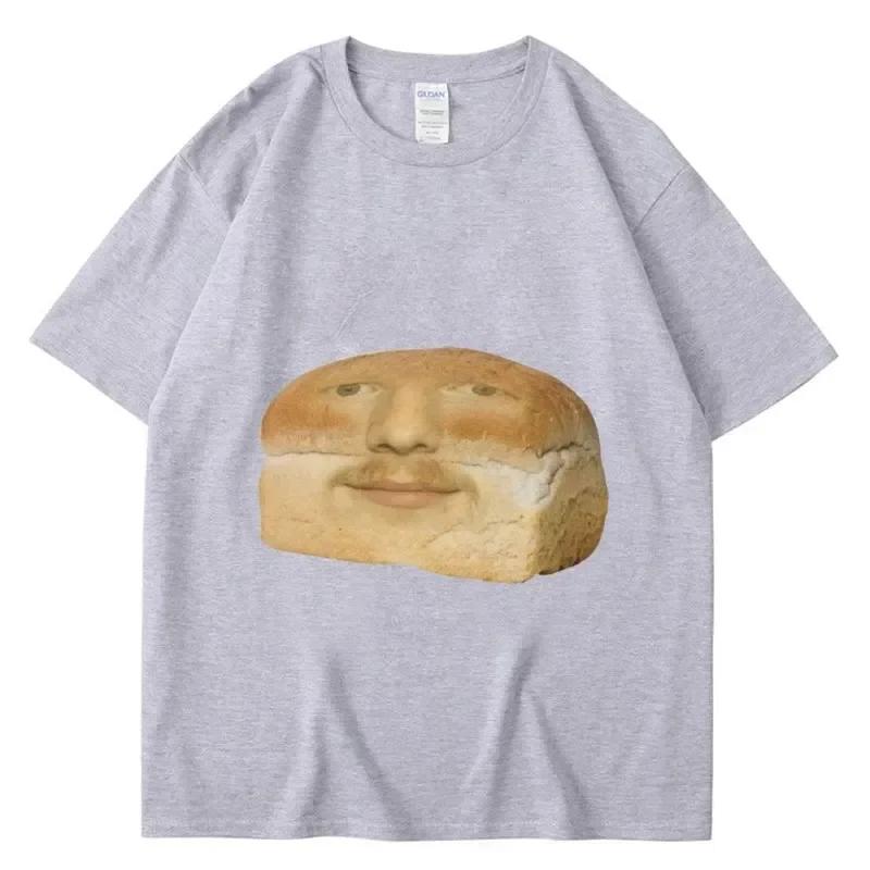Забавные футболки с принтом в виде хлеба, юмор, креативность, с коротким рукавом, повседневные, унисекс для мужчин и женщин