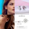 925 Silver Snowflake Butterfly Dragonfly Stud Earrings Avocado Star Moon Cat Paw Small Earrings For Women Jewelry Pendientes