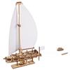 Ugears Ocean Beauty Yacht 70193 Wooden Crafts Model Building No Glue or Tools for Adults Puzzle, & Kit, Required,