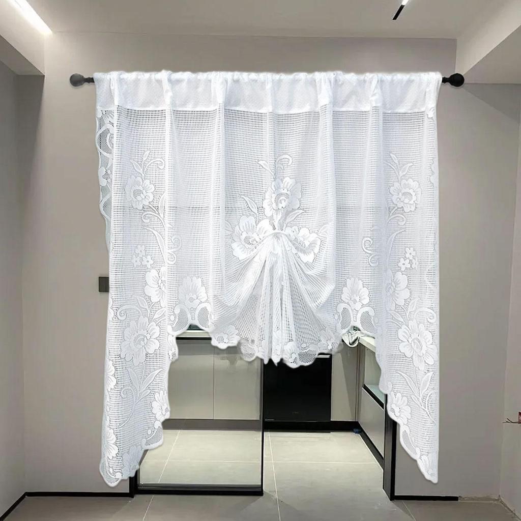 Breathable Swag Valance for Small Rod Pocket Design Bathroom and Hotel