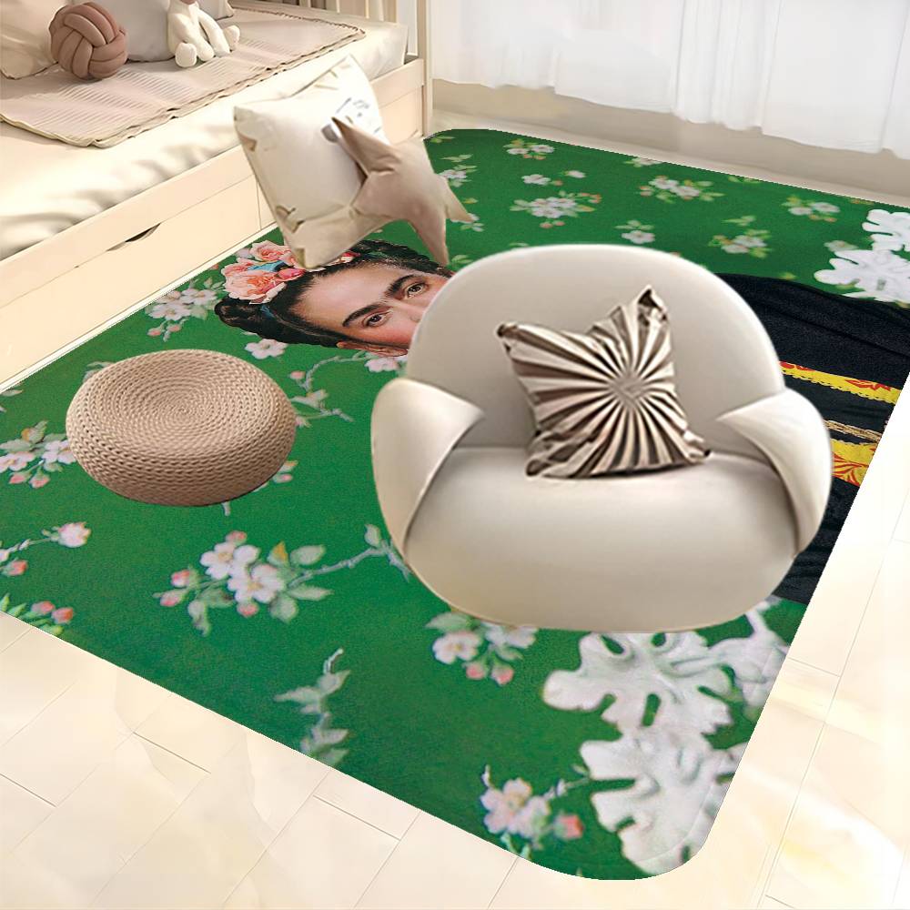 Art F-Fridas Painter K-Kahlos Floor Mat Rectangle Anti-slip Home Soft Badmat Front Door Indoor Outdoor Mat Welcome Doormat