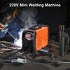 20-225A Регулируемый портативный сварочный аппарат с вилкой ЕС, инструмент для ремонта автомобиля, мини-сварочное оборудование, сварочный аппарат, инвертор ARC225 220 В