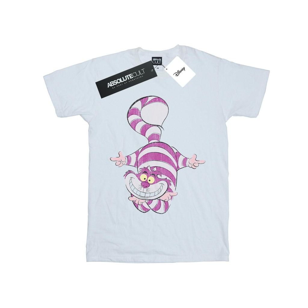 Disney Mens Alice In Wonderland Cheshire Cat Upside Down T-Shirt