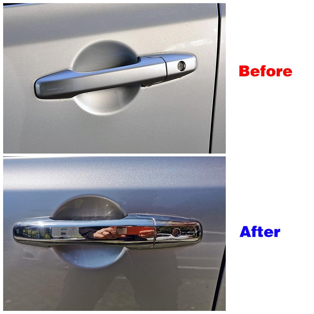 For Honda Civic 2006-2011 8 Gen Carbon Fiber Color Modify Refit Chrome Door Handle Cover Decoration Trim Protection Sticker