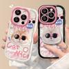Applicable To Apple 14promax Mobile Phone Case IPhone 13 Anti-fall Sweet and Cool Cat Stand 11/12 Mini Cute