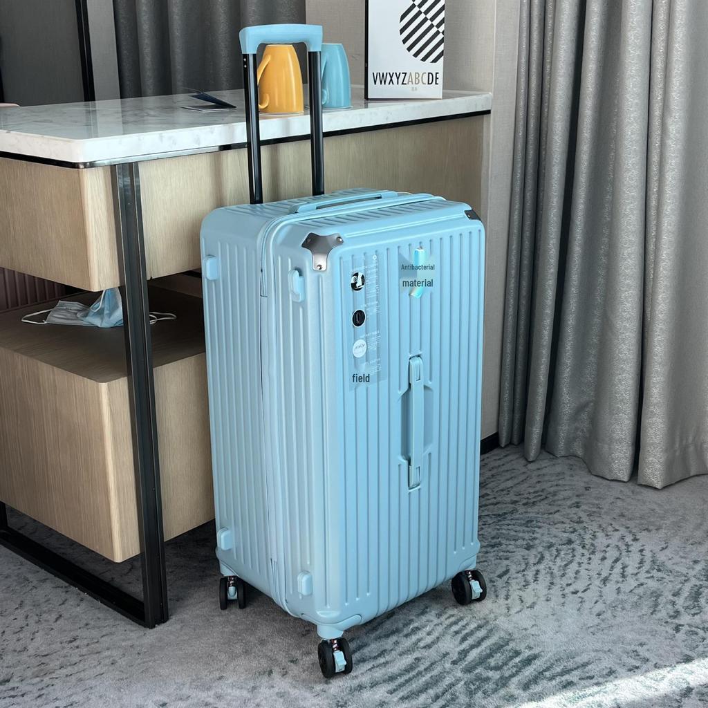 Очень большой антибактериальный чемодан-тележка с 5 колесами и кодовым замком