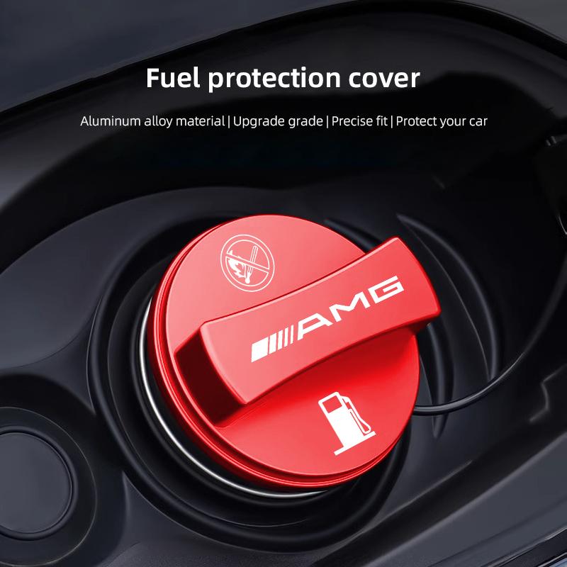 3D Metal Tank Cover Fuel Tank Air Cap Trim For Mercedes Benz AMG GLC W203 W206 W220 W205 W211 W212 W201 W210 W108 W168 W176 W124