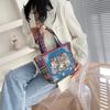 Embroidered Canvas Handbag Women's Handbag Casual Handbag Lunch Box Bag Small Cloth Bag