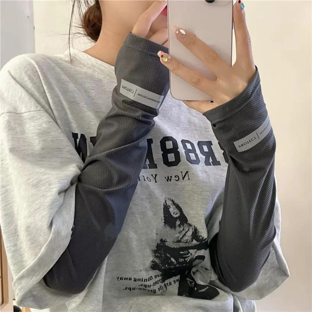 Breathable Arm Sleeves Ice Silk Hand Protector Cove New Long Arm Glove Summer