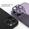 Металлический защитный чехол для объектива для IPhone 15 14 Pro Max, пленка из закаленного стекла для камеры IPhone 15 Pro 14 Plus 15 Pro Max, противоударный чехол для брони объектива