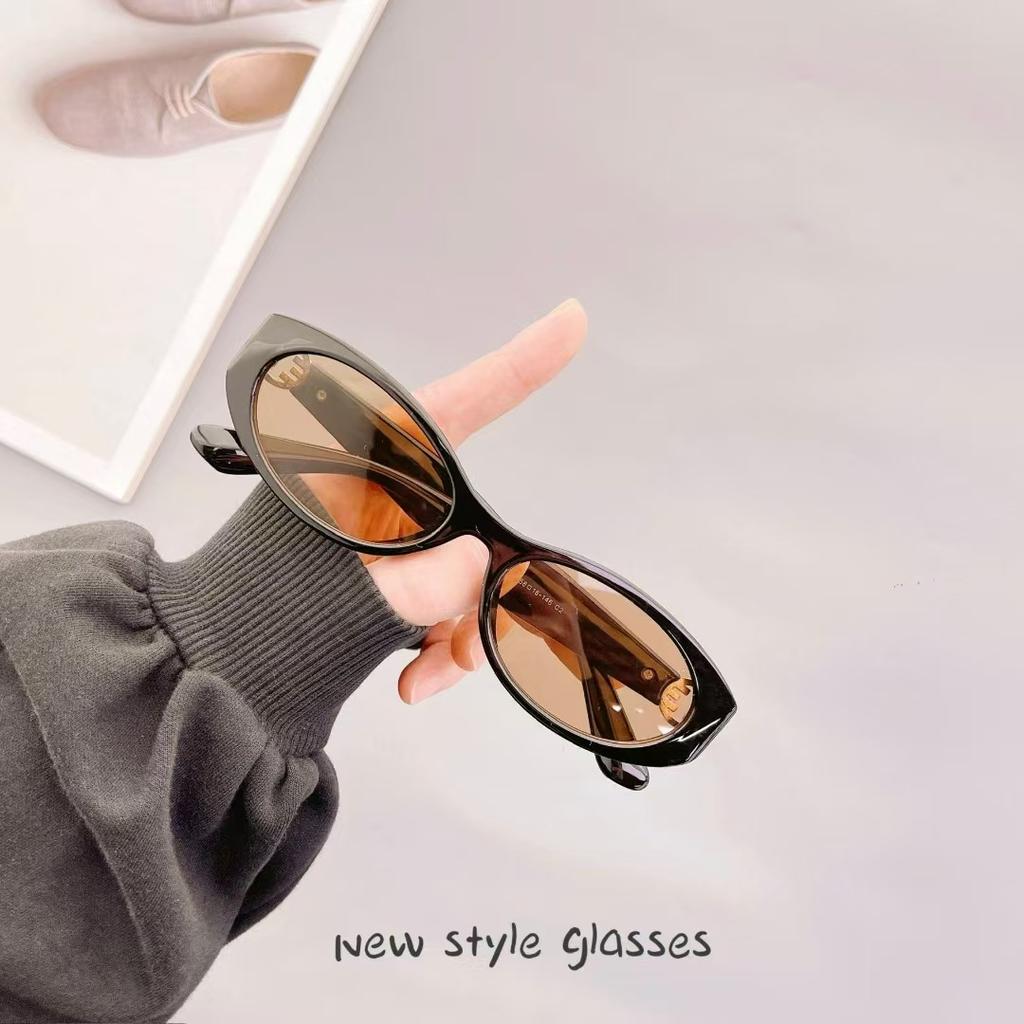Korean Stylish Sunglasses Men Oval Shape Uv Protection Women Sun Glasses Outdoor Activity Sunglass Woman