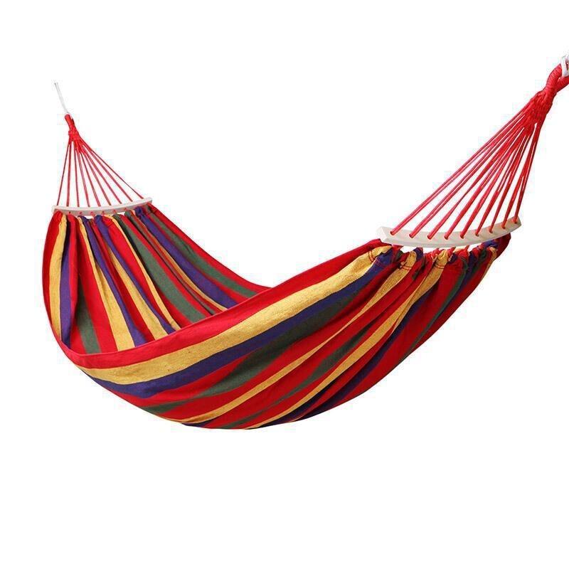 FEBORY Outdoor Single/Double Canvas Hammock