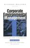 The Corporate Environmental Management 1 : Systems and Strategies Book