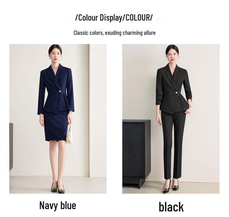 Женский профессиональный костюмный набор - Новинка Осень 2025 Формальная одежда для ювелирного магазина, салона красоты и ресепшена отеля