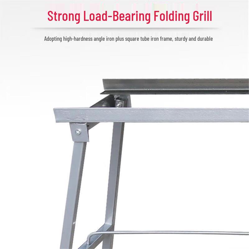 Jingyu 1,2 м Утолщенный мангал из нержавеющей стали для барбекю на древесном угле