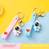 Cartoon Astronaut Keychain: Cute Spaceman Doll Pendant for Bags and Cars