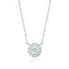 [Puremond] Simulant Diamond 0.5ct Halo Necklace OTS321401DWW