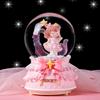 Dreamy Unicorn Crystal Ball Luminous Music Box - Snowflake Gift for Best Friend, Creative Qixi Present