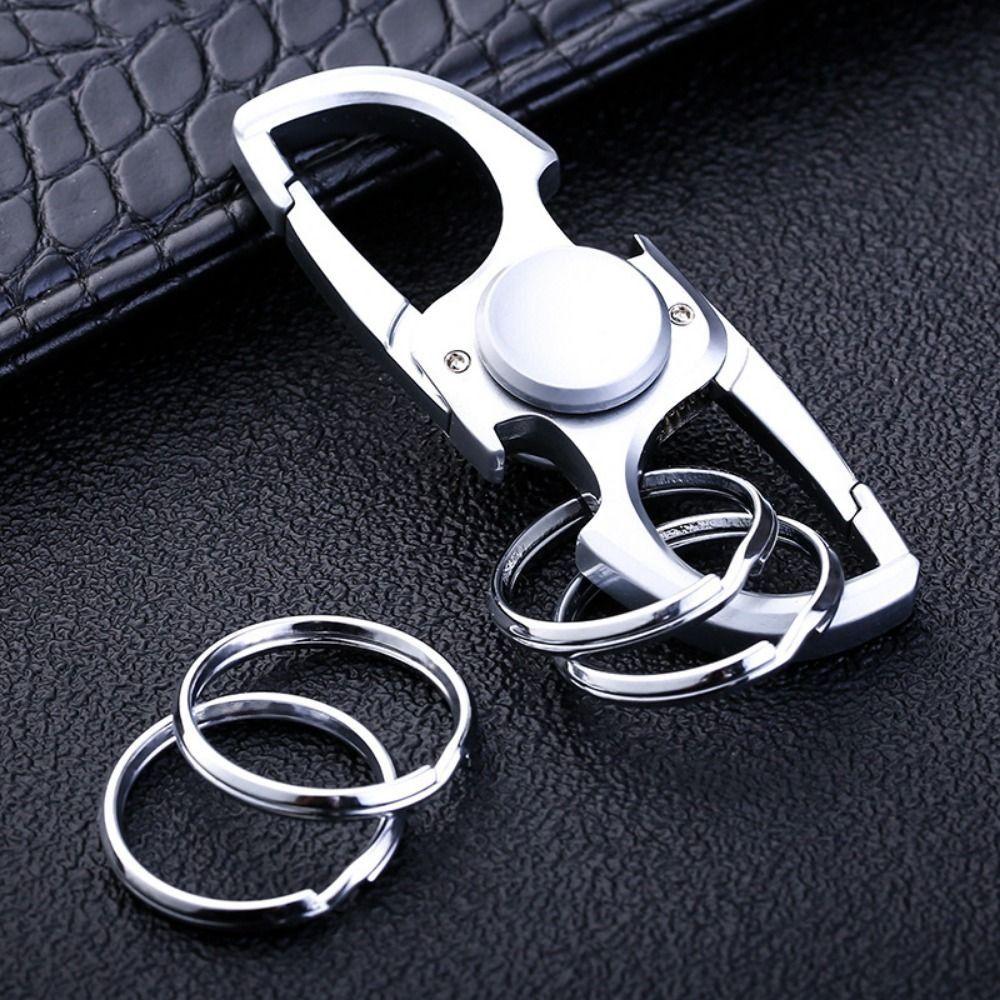 Hand Spinner Fidget Bottle Opener Stainless Steel Car Key Waist Pendant  Teens