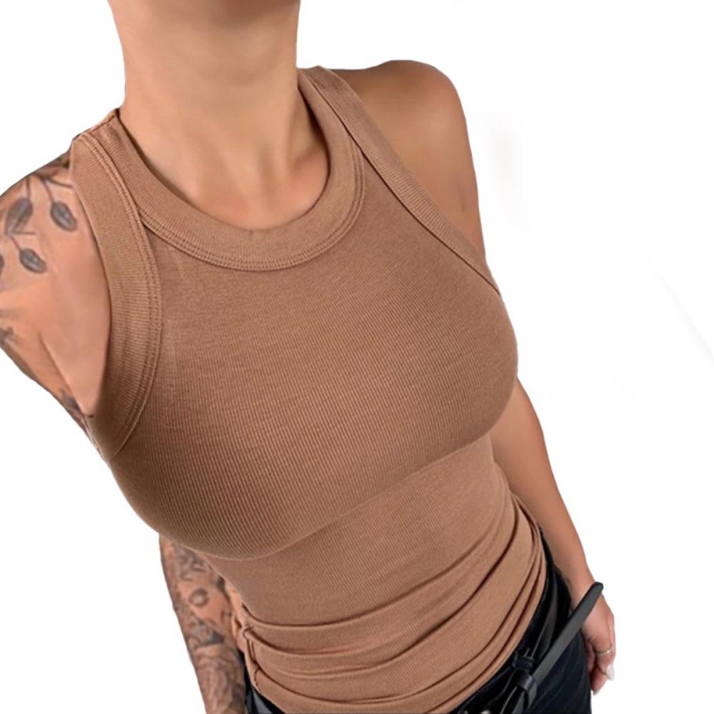 Летний новый Amazon Европейский и американский многоцветный принт жилет женский сексуальный круглый вырез низ внутри и снаружи