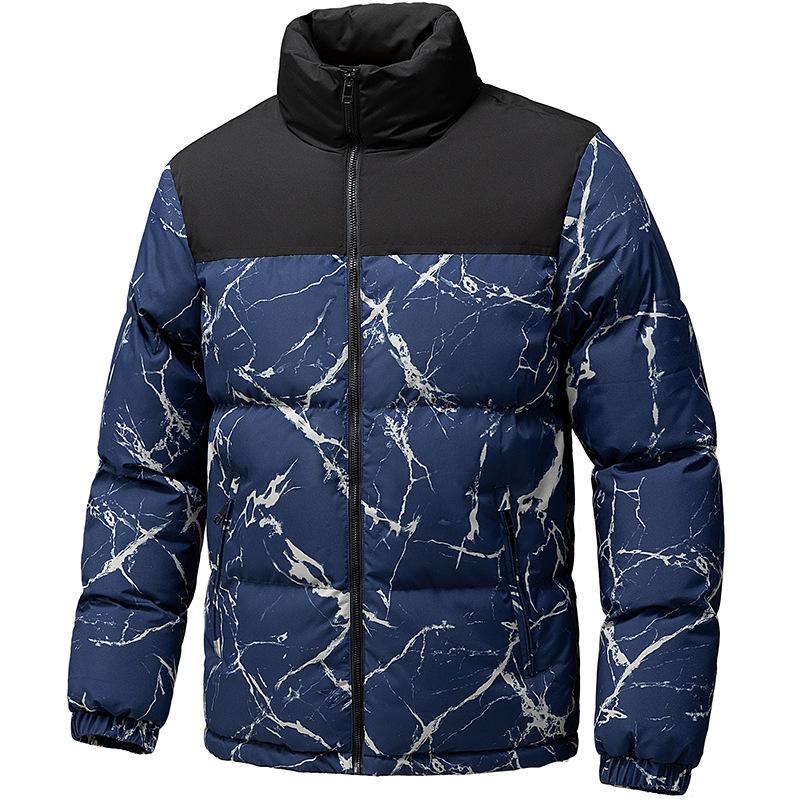 Мужское толстое хлопковое пальто для осени и зимы, зимняя куртка с защитой от холода, мужское толстое хлопковое пальто со стоячим воротником, рабочая одежда