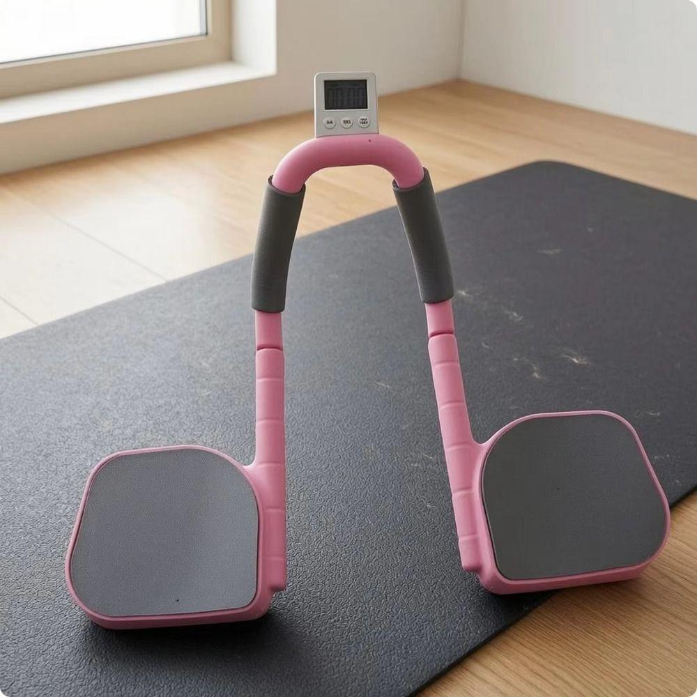 Non-Slip Handles Plank Trainer Stand Protective Elbow Pads Flat Support Trainer  Full Body Workout