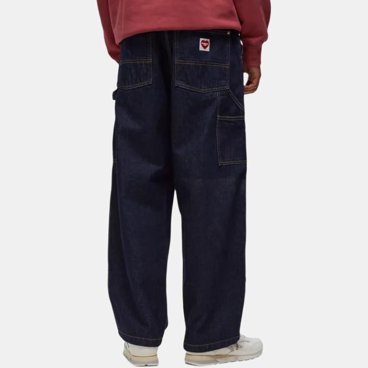 Carhartt WIP Джинсы с двойным коленом SS23 Повседневные Свободные Длинные Джинсовые Брюки Мужские Брюки Синие I032106-01-02