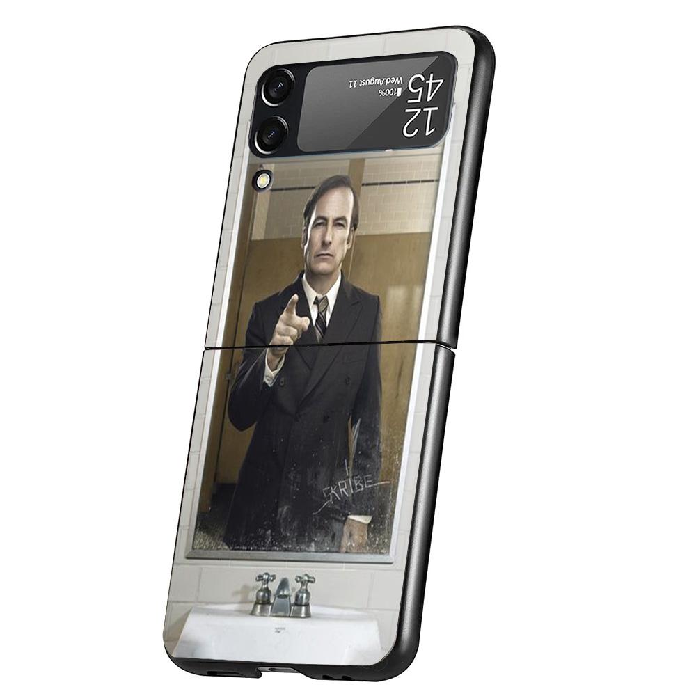 Чехол для телефона 'Лучше звоните Солу' для Samsung Galaxy Z Flip 7 6 5 4 3 5G ZFlip7 ZFlip6 ZFlip5 ZFlip4 ZFlip3 Черный Fundas Gala