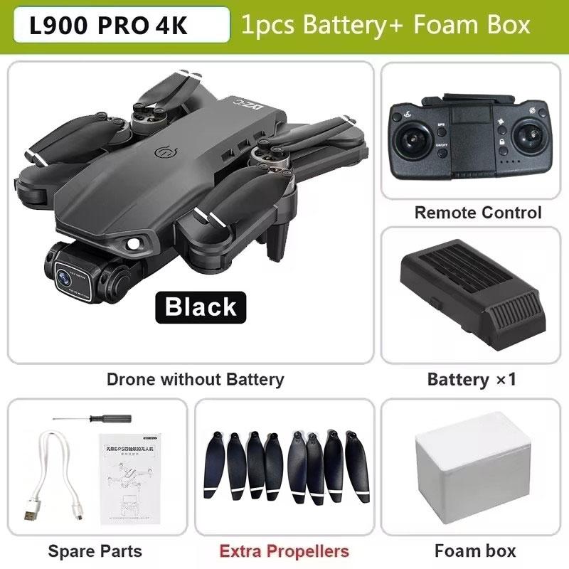 LYZRC Drone L900 Pro 4K Professional 5G GPS HD Dual Camera Photography Brushless Foldable Quadcopter RC Distance 1.2KM Rc Drones