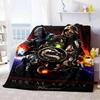 Warner Bros. Films (6) Customize Text Blanket Throw Personalized Blanket Durable Comfort for Office Seaside Couch Bed Four Seasons Multipurpose