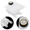 Auto Coolant Recovery Tank Expansion Bottle Reservoir W/ Cap for Mazda 3 2004-2012 LF8B-15-350B Plastic White