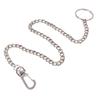 Extra Long Strong Metal Hipster Key Wallet Belt Ring Clip Chain Keychain