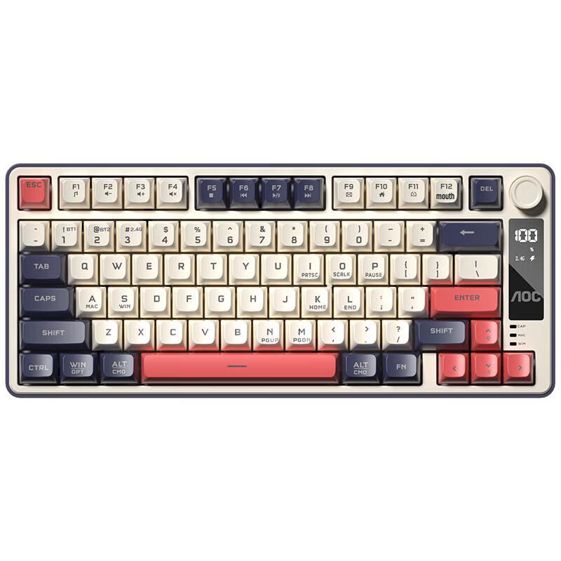 Трехрежимная механическая клавиатура AOC GK300 с RGB-подсветкой
