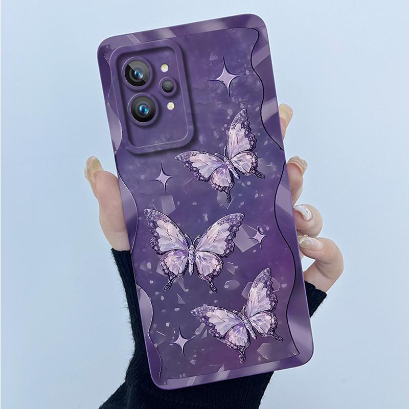 For Realme GT 2 Pro Phone Case Cute Panda Girl Cats Liquid Silicone Camera Protection Back Cover For Realme GT2 Pro GT2Pro Funda