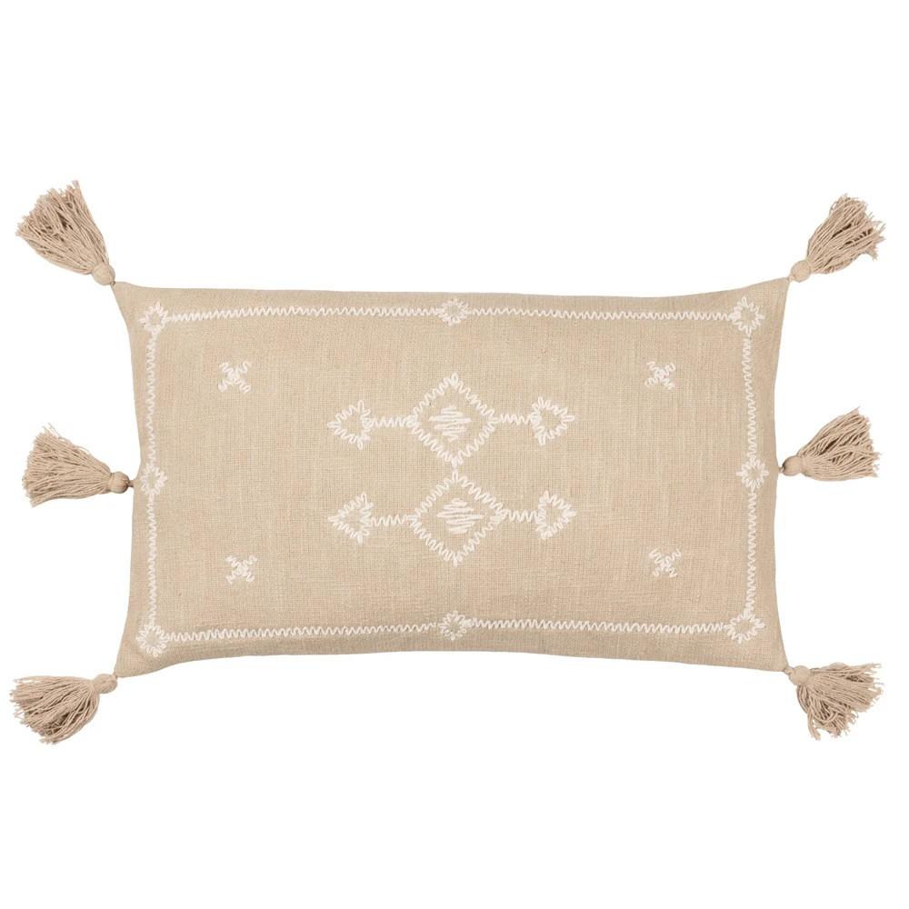 Чехол для подушки Yard Folis с вышивкой