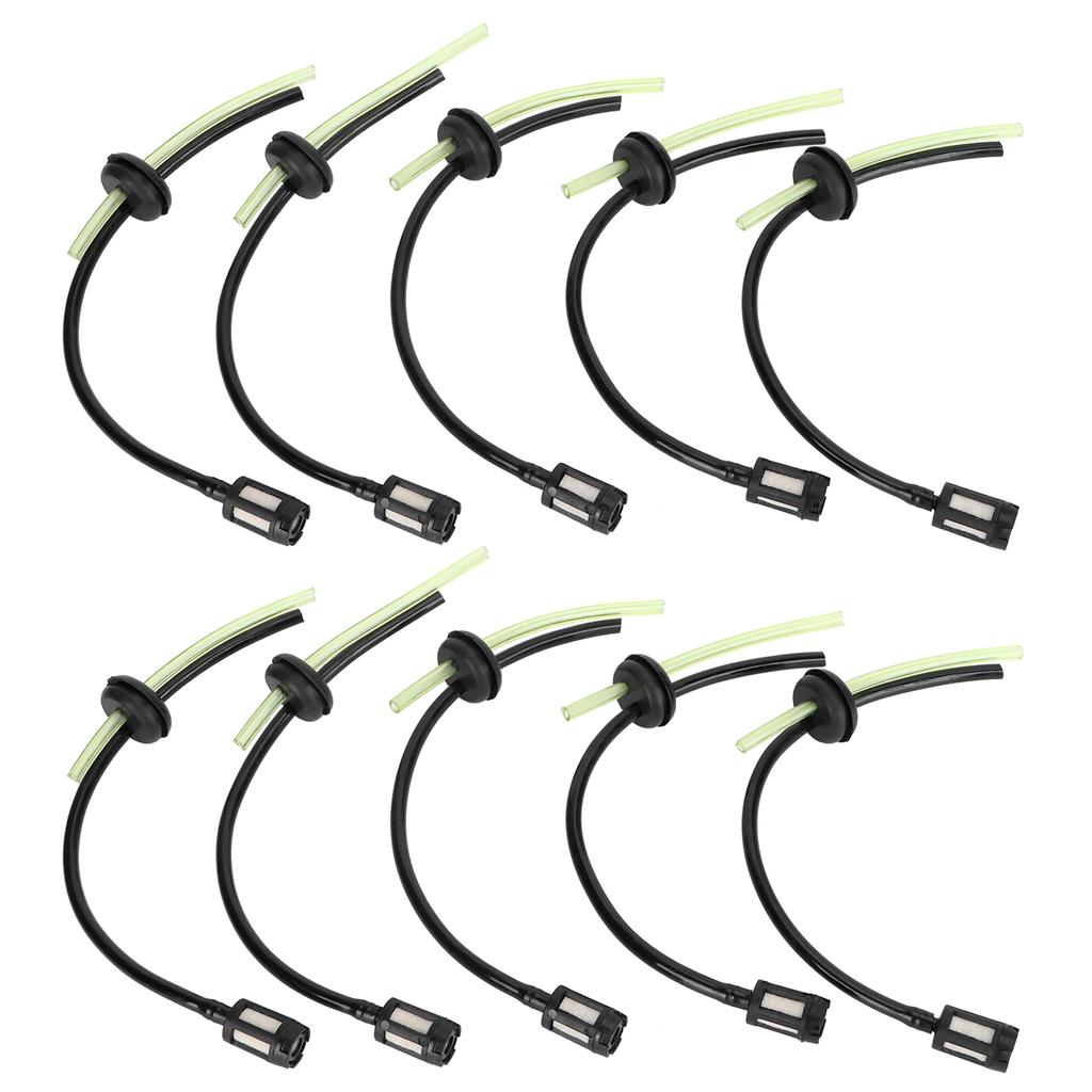 10Pcs Fuel Filter Hose Assembly Kit Replacement for GX35 Lawn Mower Brush Cutter Parts