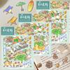 Summer Vacation Miniature Scene Sticker Landscape Home Cartoon Laptop Luggage Creative Decoration Chambre Painting Stickers