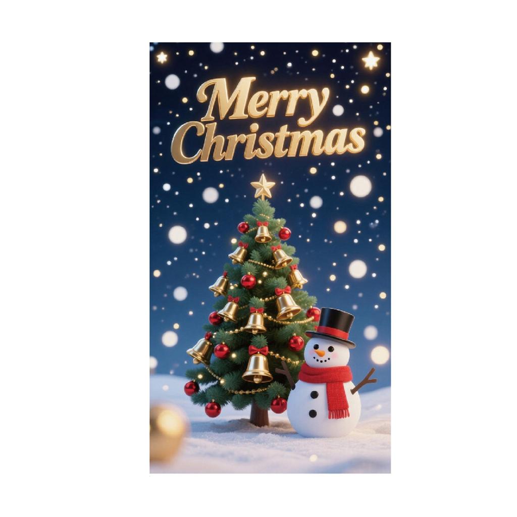 Christmas Door Curtain Background Door Decoration