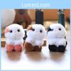 Cute Cat Plush Toy With Short Pile Fabric Perfect For Gift And Bag Accessory