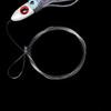 Silicone Artificial Tied Up Saltwater Octopus Bait Long Tail  Squid Skirt Feather Lure String Hook