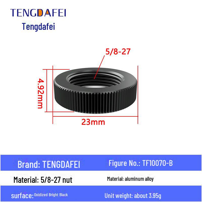 Набор аксессуаров для камеры: Винт 1/4", гайка 3/8", микрофон 5/8", ручка для крепления на горячий башмак, палка для селфи, головка штатива
